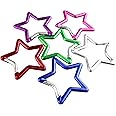 SWATOM Aluminum Star Shape Carabiner Clip Spring Snap Hook Keyring Carabiners Keychains Outdoor Accessories (2.6 Inch)