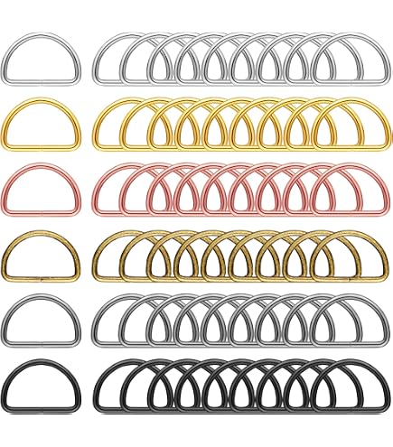 Hebilla De Anillo De Metal Dee D De 4/8 "~ 2" Para Correas, Piezas De Mochila, Bolso, Correa De