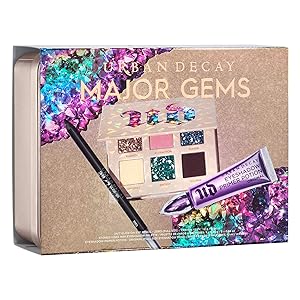 Urban Decay Stoned Vibes Major Gems Makeup Gift Set - Includes Stoned Vibes Mini Eyeshadow Palette, 24/7 Glide-On Eye Pencil (Zero) & Full-Size Original Eyeshadow Primer Potion