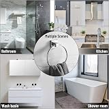 BGL Towel Ring Minimalist Wall Mounted Chrome Plated Bathroom view 6