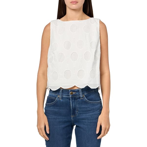 Trina Turk Women's Equinox Off Shoulder Top - Loose Fit Ruffle Neck Blouse
