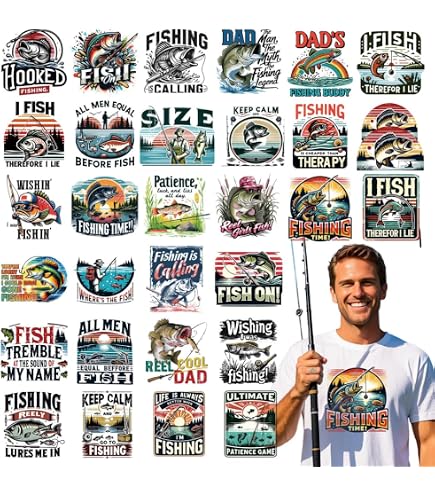 16 Transferts Thermocollants Aventure & Camping - DTF Lavables, Pour T-shirts, Sacs, Casquettes, Personnalisation DIY - 8
