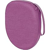 Headphone Headset Case Compatible with JLab JBuds Lux ANC/JBL/Anker/Sony/BERIBES/KVIDIO Wireless On-Ear Headphones, Mauve