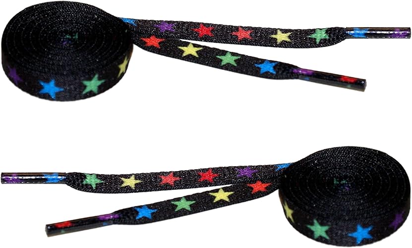 Amazon Com Designer Printed Shoe Laces By Shoe String King Flat