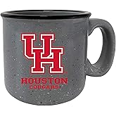 R and R Imports University of Houston 16 oz Gray Ceramic Camping Mug Officially Licensed Collegiate Product 2-Pack