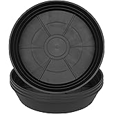LWALRS 4 Packs 6 Inches Plant Saucer Drip Trays, Round Plastic Plant Pot Saucers Flower Pot Tray for Indoor Outdoor