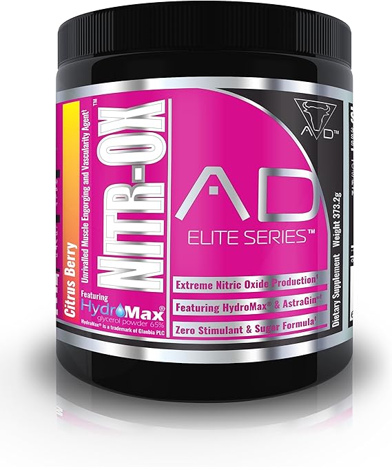 AD NitrOx Extreme Pump PreWorkout (Citrus Berry) Amazon