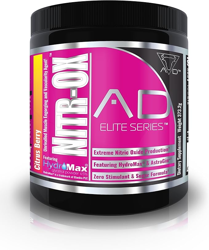 AD NitrOx Extreme Pump PreWorkout (Citrus Berry) Amazon