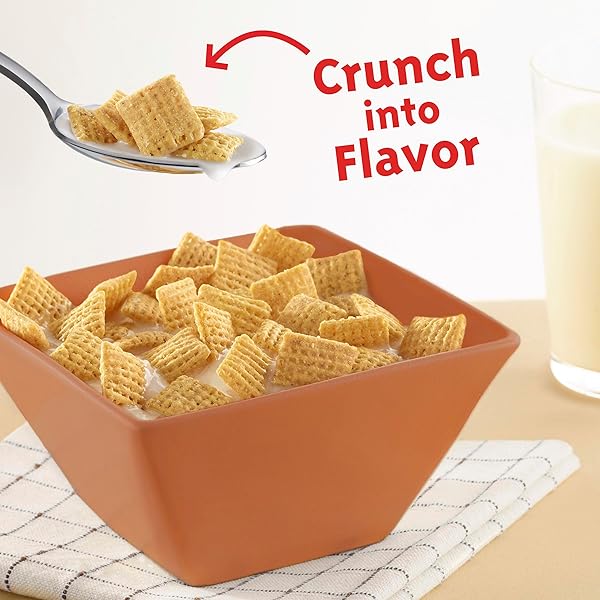 PEANUT BUTTER CHEX CEREAL, GLUTEN FREE BREAKFAST CEREAL, MADE WITH WHOLE GRAIN, 12.2 OZ
