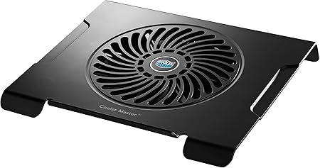 Cooler Master NotePal CMC3 Notebook-Kühler 'Leiser 200mm Lüfter, 700UPM, Kompatibel mit bis zu 15.6 Zoll Laptops' R9-NBC-CMC3
