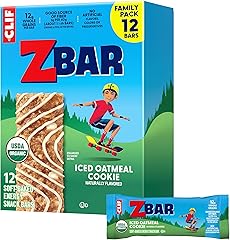 Zbar - Iced Oatmeal Cookie - Soft-Baked Energy Snack Bars - Non-GMO - 12g Whole Grains - USDA Organic Granola Bars (12 Pack)