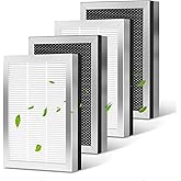MA 25 Replacement Filter for MA-25 Air Purifier S1/W1/B1, 3-in-1 High-Efficiency Filtration System, H13 True HEPA Filter and Activated Carbon Filter, 4 Pack