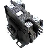 1 Pole 32 AMP Heavy Duty Enclosed AC Contactor | Protactor Replacement For Virtually All Residential 1 Pole Models Rated at 32 Amps or Less With 24 Volt Coils