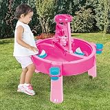 DOLU 3 in 1 Sand and Water Table Pink Outdoor Toys Drawing Desk view 8