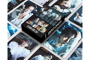Funwaretech ENHYPEN Dark Blood Photocards 55 Pcs 2023 4th New Album Dark Blood Lomo Cards Kpop Merchandise Gift for Fans Boys Girls ENGENE-Type B