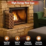 Topline High Energy Heat Logs 12 Pack Ultra Dry Compressed Wood Fuel Stoves view 3