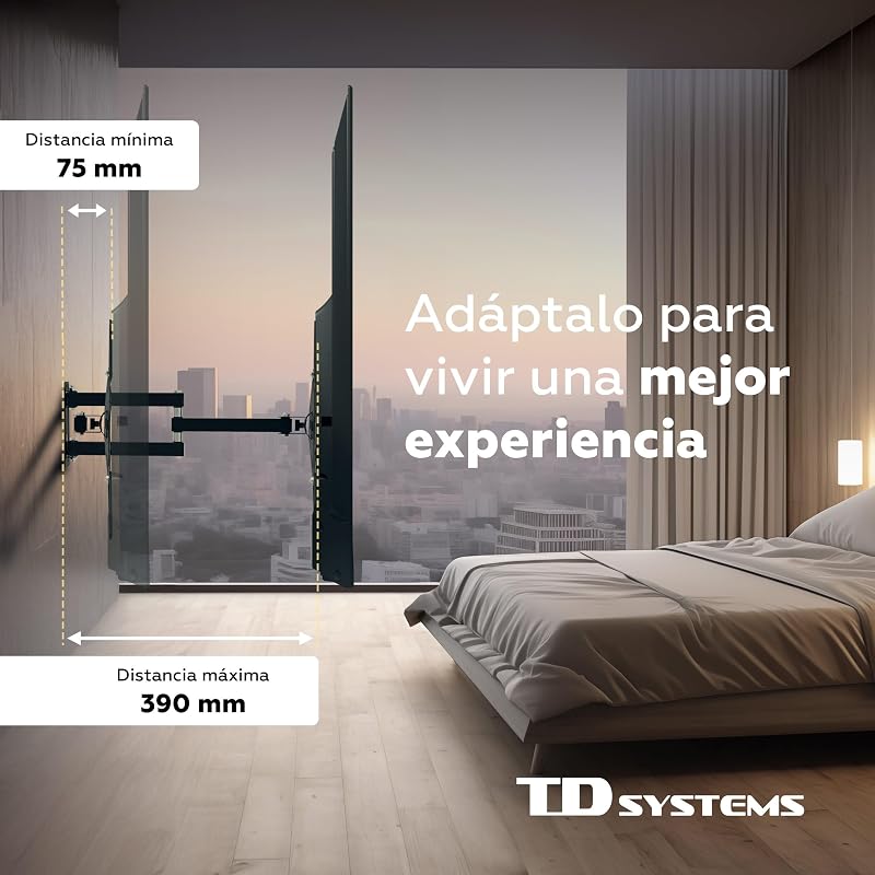 P30X25A244 - Soporte de TV Pared articulado Doble con Movimiento Completo para Pantallas de 14 a 40 Pulgadas. VESA máximo de 400 x 400 mm — foto 3 de 5