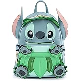 Loungefly Disney Stitch Luau Cosplay Womens Double Strap Shoulder Bag Purse, One Size