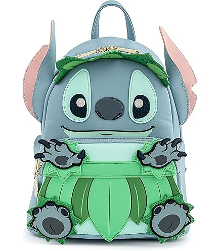 Her Universe Disney Lilo & Stitch Boba Figural Mini Backpack MULTI, Multi, One Size, Modern Clothing, Shoes & Accessories