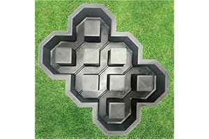 BETONEX Concrete Grass Pavers Breeze Block Paving Bricks Mold ABS 4mm Parking - Plastic Mold for Concrete Paving Cement - Pathmaker Form