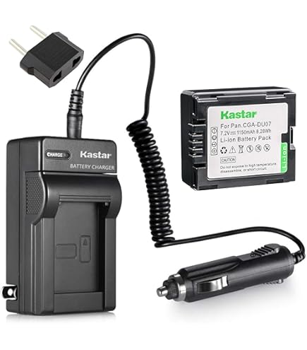 Blumax Set Mit Lader Für Panasonic CGA-DU21 2200 MAh Verkehrsalarm