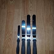 Spatule à Glaçage Coudée En Acier Inoxydable - 10,74 Pouces (27,3 Cm) - Pour Lissage Et Décoration De Gâteaux