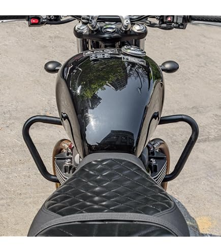 Black Steel Engine Protection HCmotorku Motorcycle Engine Guard Crash ...