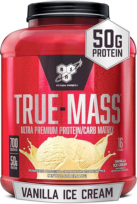 Bsn True Mass Ultra Premium Vanilla Lean Mass Gainer 2610g Amazon Co Uk Health Personal Care