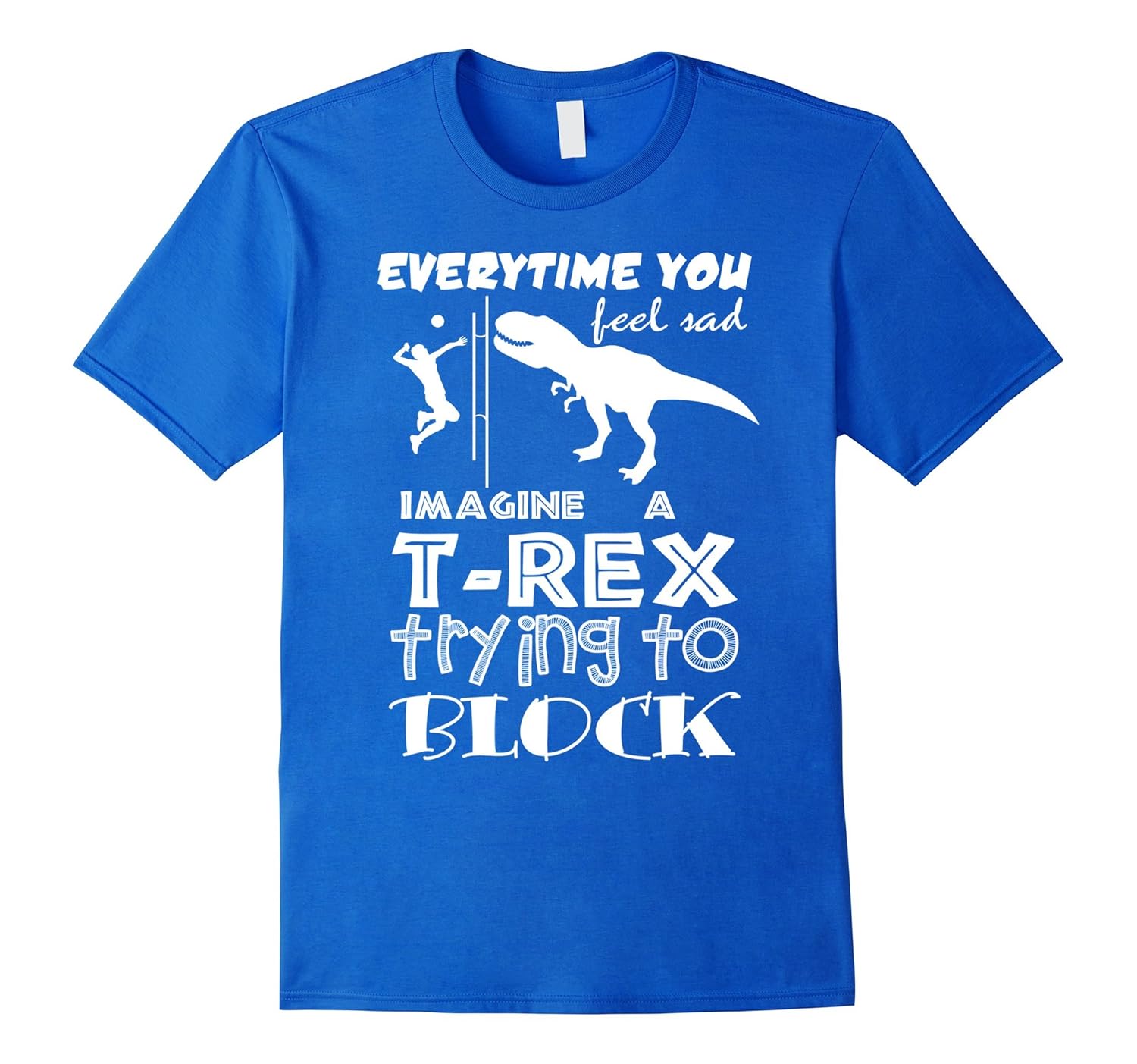 Funny Volleyball TRex T Rex Player TShirtCL Colamaga