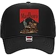 The Wild West Marl Boro Trucker Hat - Premium Snapback for Men and Women - Cowboy Racing Vintage Trendy Beer