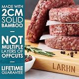 LARHN Premium Organic 2-in-1 Chopping Board & Serving Tray 44x30x2cm view 4