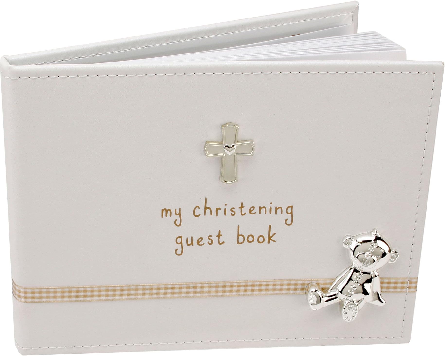 MaSaYa Button Corner My Christening Guest Book - 40 pages CG966