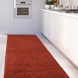 THE RUGS Living Room Rug Shaggy 30 mm 80x300 cm Terra view 2