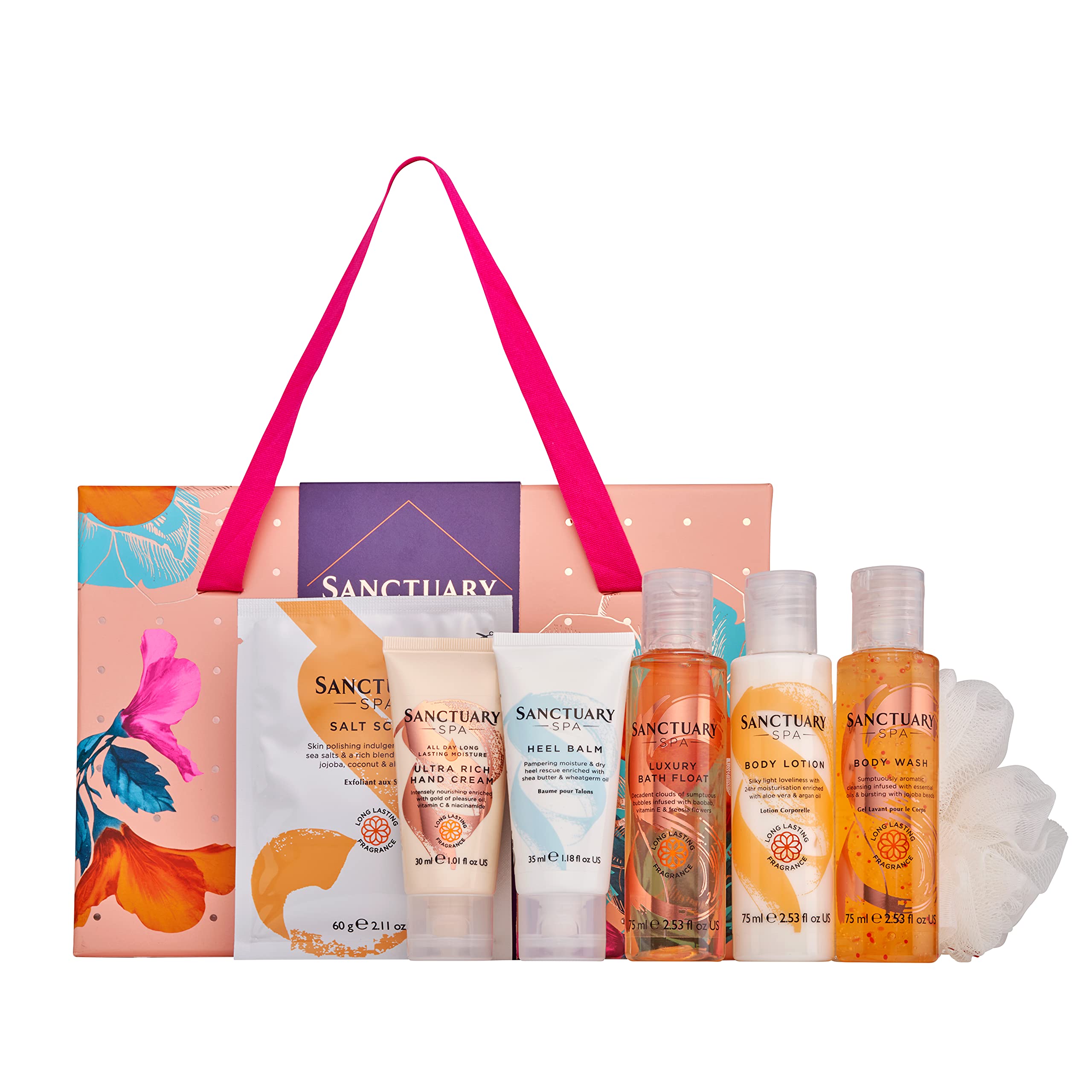 Sanctuary Spa Perfect Pamper Parcel Gift Set for Women, For Birthday, Christmas, Vegan and Cruelty Free