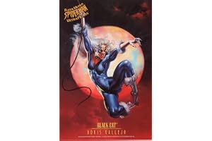 Marvel Comics 95 Fleer Ultra SpiderMan UltraPrints Black Cat