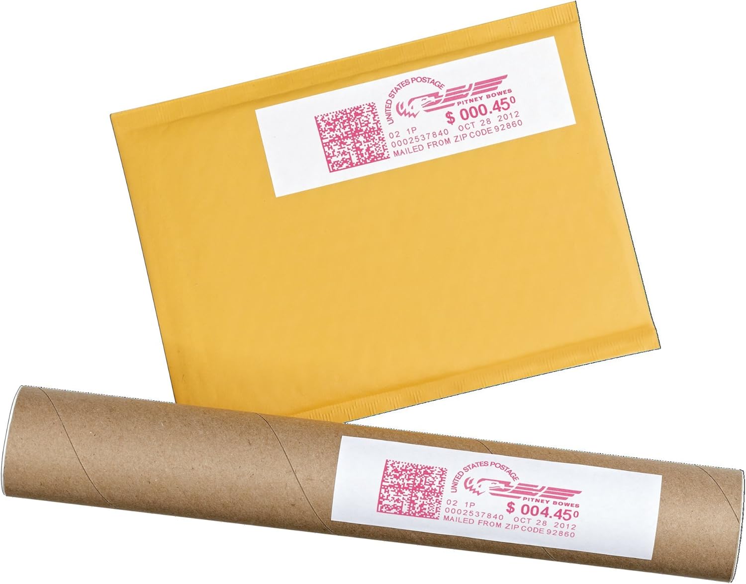 AVERY Postage Meter Labels for Personal Post Office 1-25/32 x 6, Pack of 60 (5289), White : Postage Meter Labels : Office Products
