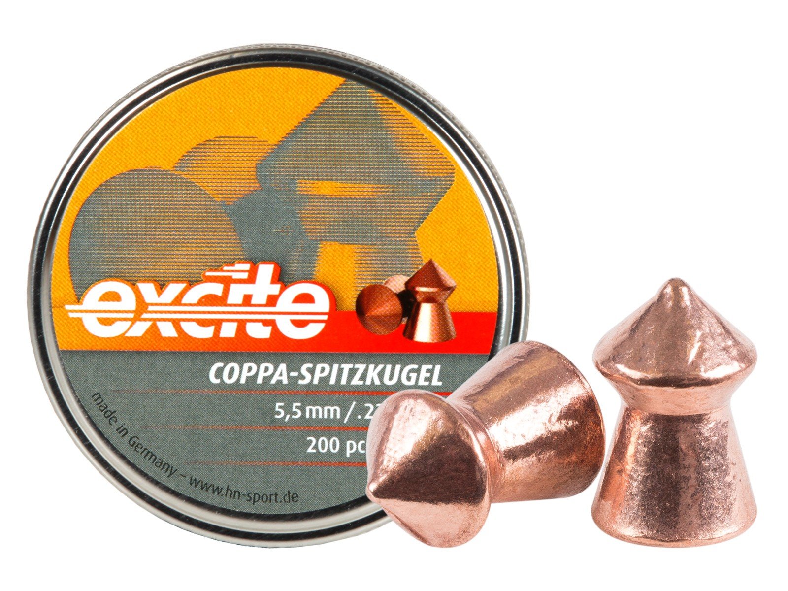 Excite Coppa-Spitzkugel .177/4.50 Air Gun Pellets L189