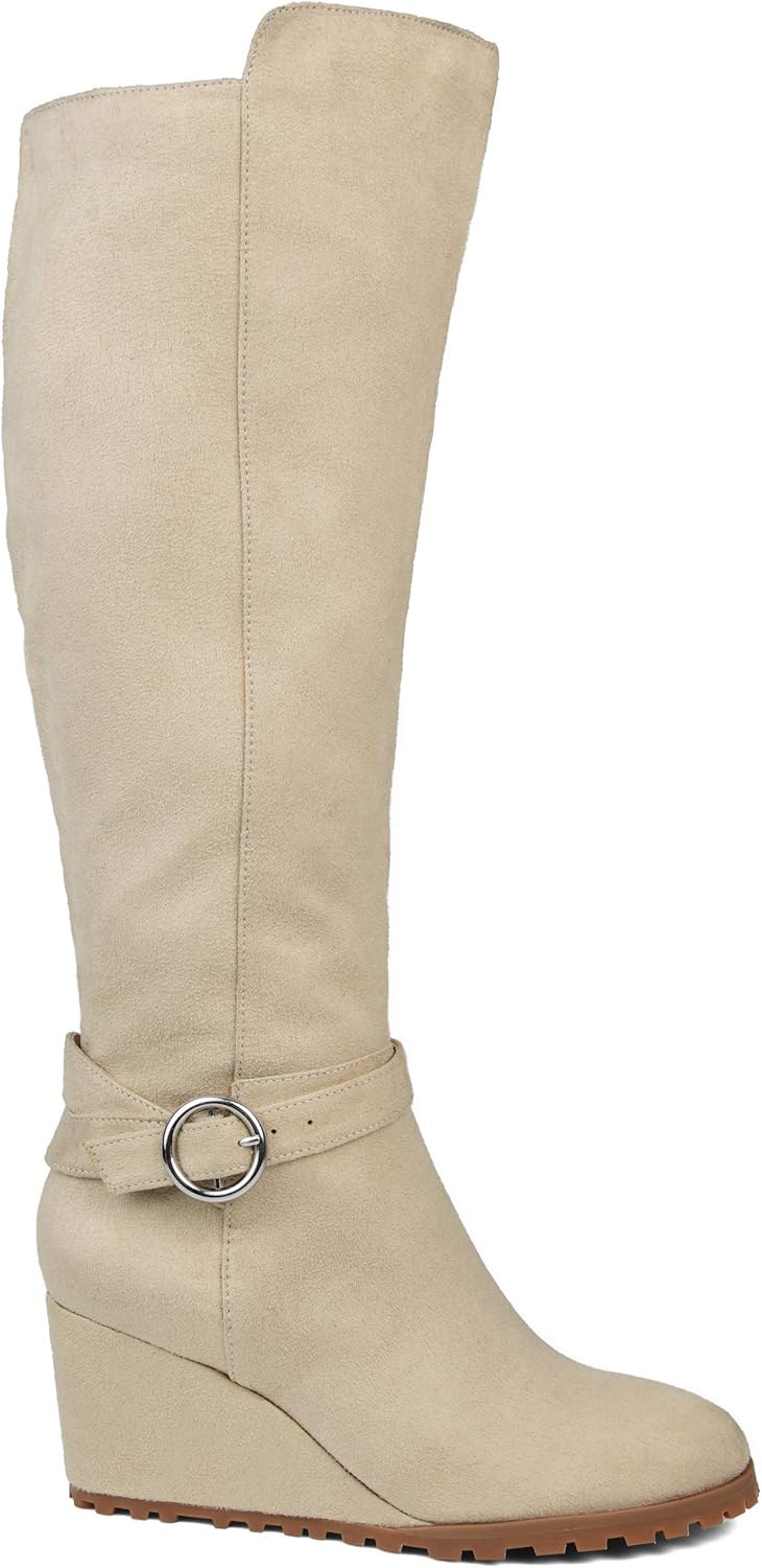 extra wide suede boots