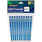 Classmate Octane- Blue Ball Pens (Pack of 10) | Smooth &amp; Fast Writing Ball Pens | Comfortable to hold &amp; write|School &amp; Office Stationery|Work from home essentials