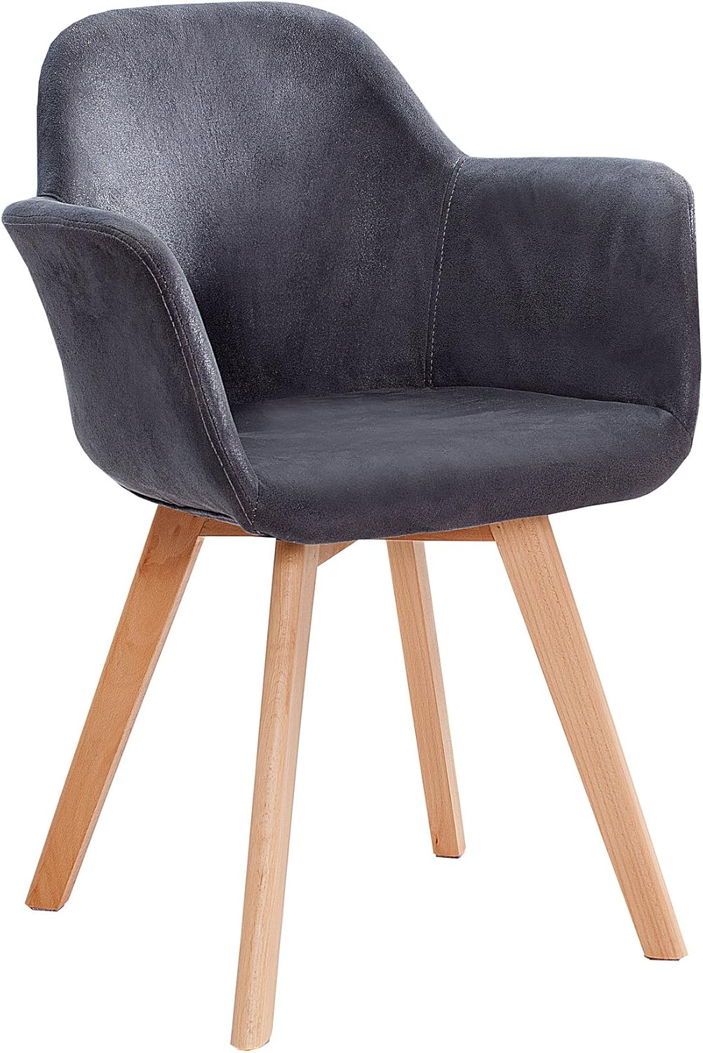 Invicta Interior Exklusiver Stuhl KOPENHAGEN mit Armlehne Buche Gestell