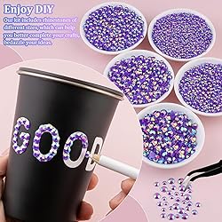 16000Pcs Resin Jelly Rhinestones for Crafting, Dark