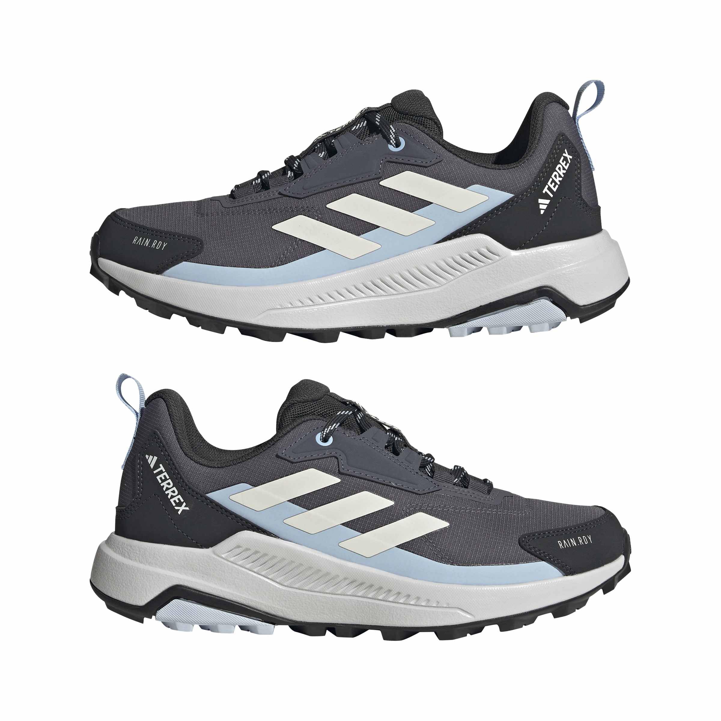 adidas Damen Terrex Anylander RAIN.RDY Hiking Shoes, Crystal Sky/Chalk White/Glow Blue, 39 1/3 EU 8