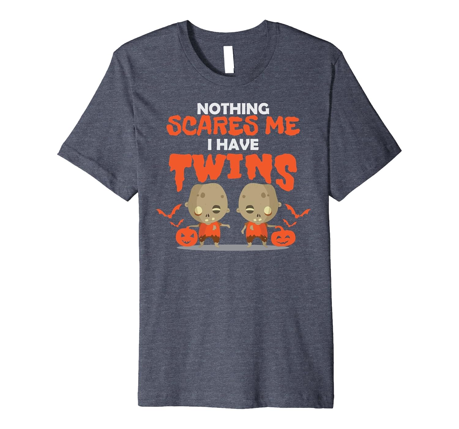 I Have Twins Funny Twins T-shirt for Halloween Parents-ANZ