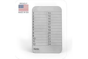 Vilo Cryptocurrency Steel Wallet, 24 seed phrase storage, Stainless Steel Crypto Cold Storage Seed Backup, Compatible with All BIP39 Wallets, Ledger Nano, Trezor, KeepKey, Coldcard,