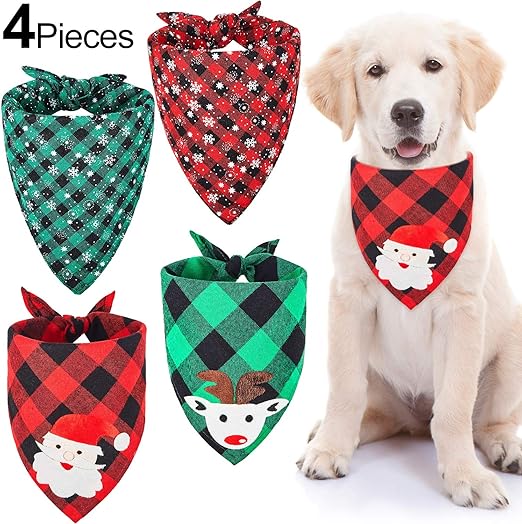 winter dog bandana