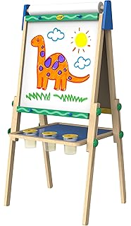 melissa & doug double sided wooden art easel