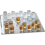 Checkers Shot Glass Bar Game Set