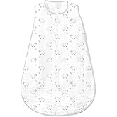 SwaddleDesigns Muslin zzZipMe Sleeping Sack, for Baby Boy and Girl, Wearable Blanket with 2-Way Zipper