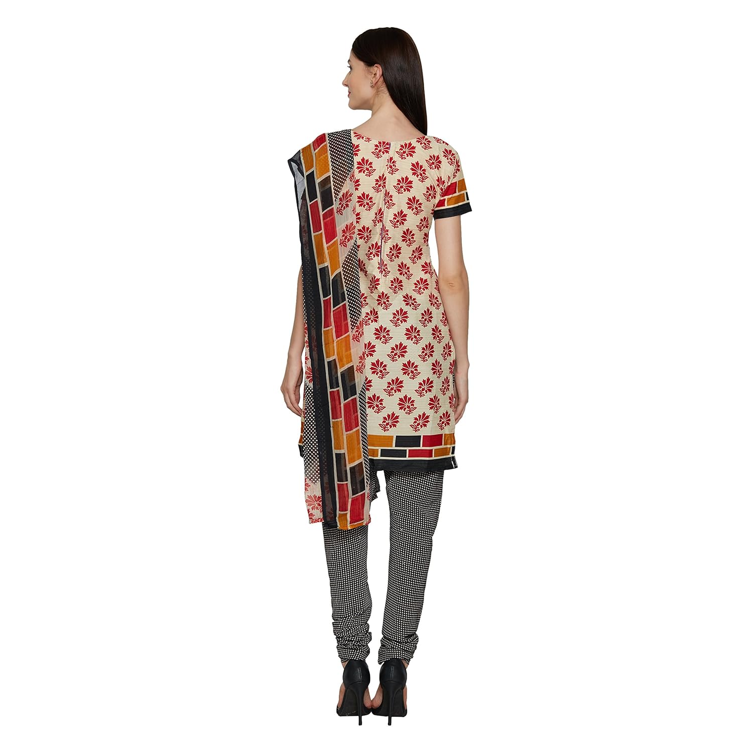 florence women's polycotton salwar suit dupatta material (sb-3345)