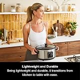 Morphy Richards 3.5L Stainless Steel Slow Cooker with 3 Heat Settings view 4